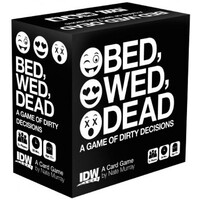 Bed Wed Dead Kortspel Partyspelet med smutsiga beslut